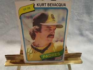 Kurt Bevacqua, Outfield / 3rd Base, San Diego Padres, 1980 Baseball Topps, #584 - Picture 1 of 2