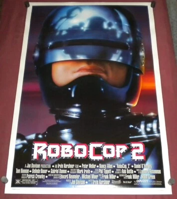 Robocop 2 Movie Poster 27x41 S/S Nancy Allen Daniel O'herlihy Peter Weller