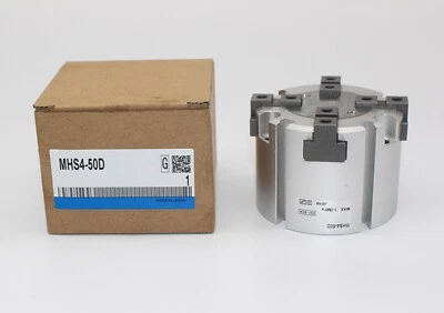 NEW SMC MHS4-50D 4-Finger Gripper Actuator Industrial Air Cyl Cylinder MHS450D - Image 1 of 2