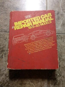Motor Imported Car Repair Manual #20105 1975-1983 Models Hardcover - Bild 1 von 1