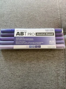 Tombow ABT Pro Dual Tip Markers, Purple Tones - 4 Total - Picture 1 of 2