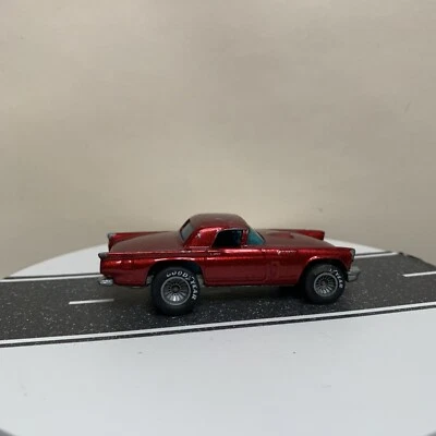 1983 Hot Wheels REAL RIDERS ‘57 Ford Thunderbird T-BIRD Red Mtflk w/Gray Hubs GC - Image 1 of 4