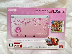 New Nintendo 3DS LL ONE PIECE Unlimited World Rot Chopper Spielkonsole Sehr Gut - Bild 1 von 16