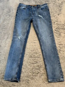 Joe's Denim Kids Jeans Boys 14 Slim Skinny Fit Blue Denim Dark Wash Distressed - Picture 1 of 6