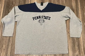 Vintage 90s Team Nike Penn State Nittany Lions Sweatshirt Center Swoosh Sz Large - Picture 1 of 4