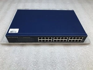 NETGEAR ProSafe JFS524 24-Port 10/100 Unmanaged Switch No Power Cable - Picture 1 of 6