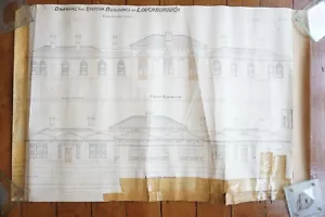 Diagrama de dibujo ferroviario de edificios de estación de Loughborough - Imagen 1 de 5