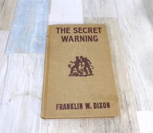 The Secret Warning Hardy Boys Mysteries Franklin W. Dixon HC 1938 - Picture 1 of 13