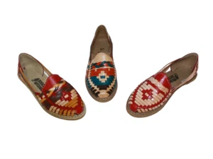 Ladies Genuine Authentic Mexican Leather Closed Toe Sandal Multi colors - Picture 1 of 14