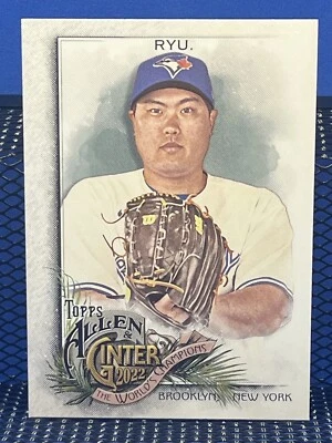 2022 Allen & Ginter HYUN JIN RYU Toronto Blue Jays Base 100 - Image 1 of 2