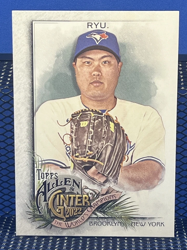 2022 Allen & Ginter HYUN JIN RYU Toronto Blue Jays Base 100 - Image 1 of 2