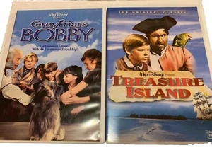 Classic Walt Disney DVD Duo - Greyfriars Bobby DVD 1961 & Treasure Island - Picture 1 of 11