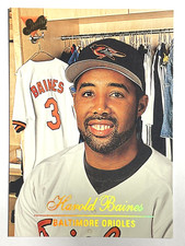 HOF'er HAROLD BAINES Baltimore Orioles 1994 Donruss's Studio Baseball Card #121