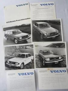 1974 Volvo Press Kit Brochure w/ Photos 164E 145 Station Wagon 144 142 - Picture 1 of 8