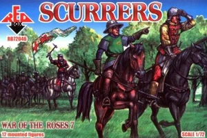 Rosenkrieg 7. Scurrers Kunststoff 12 montierte Figuren Maßstab 1/72 Red Box 72046 - Bild 1 von 12