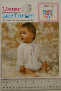Vintage: Lister Lee Target K1051 baby's matinee coat, 3 ply - Picture 1 of 1