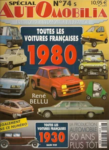 AUTOMOBILIA 74 S ALLE FRANZÖSISCHEN AUTOS 1980 und 1930 (SALON 1929) - Bild 1 von 2