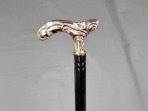 Bastone da passeggio in metallo Fritz Stock nero 92 cm bastone da passeggio bastone da passeggio - Foto 1 di 7