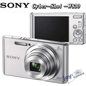 Sony Cyber-Shot DSC-W830 20.1MP 8x Optical Zoom Compact Digital Camera Silver - Picture 1 of 12