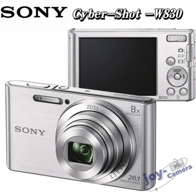 Sony Cyber-Shot DSC-W830 20.1MP 8x Optical Zoom Compact Digital Camera Silver - Image 1 of 4