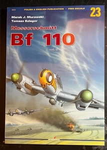 Messerschmitt Bf-110 KAGERO #Monographs No.23 VOL.III DUAL TEXT FREE DECALS - Picture 1 of 11