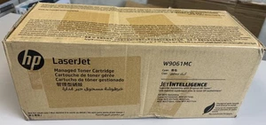 Oryginalny toner cyjan HP W9061MC OEM oryginalny E55040 E57540 zapieczętowany - Zdjęcie 1 z 5