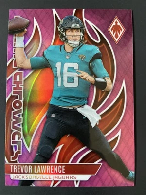 2023 Panini Phoenix Flame Throwers Pink Trevor Lawrence #d 016/175 1/1? HIS #! - Image 1 of 2