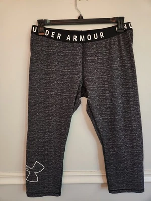 Legging Under Armour para Correr Talla XL Ver Medida Logo Elastizado Negro Gris Foto 1 de 4