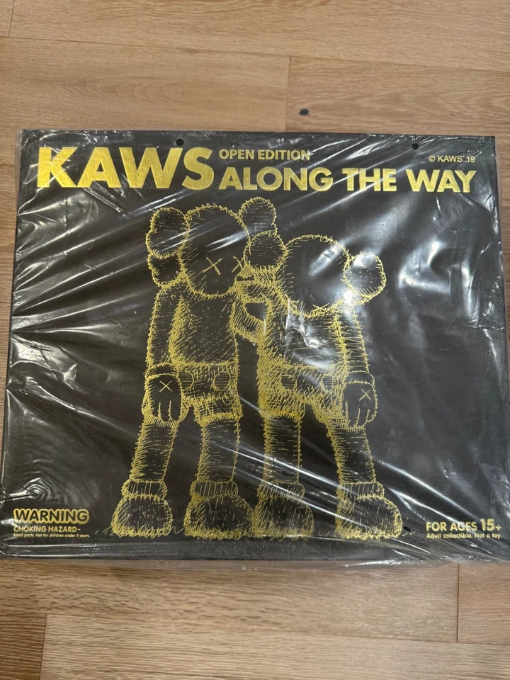Kaws BFF Open Edition Vinyl 13" Figure - Black unopened with original receipt - Image 1 of 1