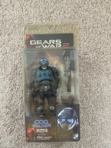 Sealed Neca Gears Of War 2 COG Soldier Sniper Figure - Picture 1 of 6