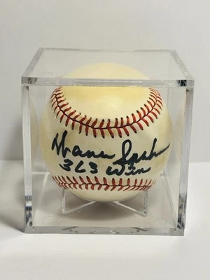 Warren Spahn Autograph Baseball Inscribed “363 Win” Official National League HOF - Image 1 of 4