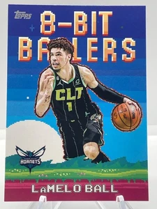 LaMelo Ball 2025 Topps NBA 8-Bit Ballers Insert Charlotte Hornets - Bild 1 von 2
