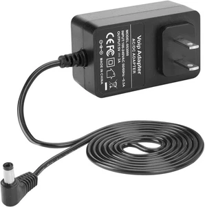 dc 5v Power Supply 5vPower is Compatible with The Polycom IP black - Bild 1 von 7