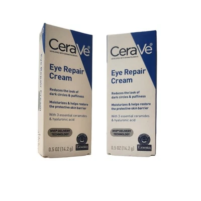 PACK de 2 cremas reparadoras de ojos CeraVe, crema debajo de los ojos Foto 1 de 4