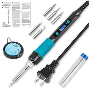 60W 110V Electronics Soldering Iron Adjustable Temperature Welding Tool - Picture 1 of 7