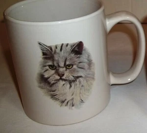 Persian cat Coffee mug, Feline cup, Ceramic - Picture 1 of 8