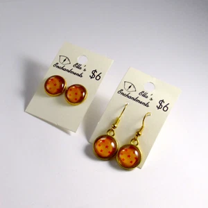 7 Star Dragon Ball Z Earrings - Picture 1 of 1