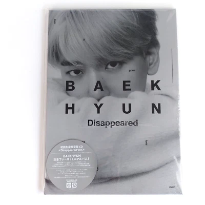 EXO BAEKHYUN DISAPPEARED Version First Limited Edition Japan Model CD Album Foto 1 de 4