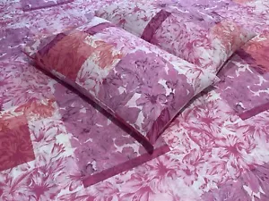 100%Cotton&Percale500TC3pcsKing/Queen Big Size Printed/Floral Flat/Top Sheet Set - Picture 1 of 226