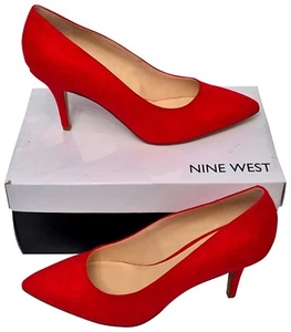 NINE WEST Flagship 75 Damas Rojo 6 cm Zapatos de Tacón Stiletto Reino Unido 5.5 Precio de venta sugerido por el fabricante 89 GBP - Imagen 1 de 9