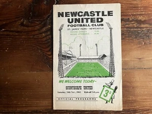 Newcastle Utd v Bury 62-63 Div 2 ‘no writing’ - Picture 1 of 2