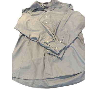 Camisa masculina manga longa Giorgio Brutini cinza média 15-15 1/2 32/33 - Imagem 1 de 3