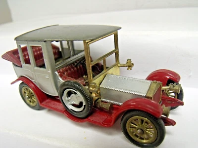 MATCHBOX MODELS OF YESTERYEAR, Y-7, ROLLS ROYCE, RED & SILVER, VY GD COND,NO BOX - Image 1 of 2