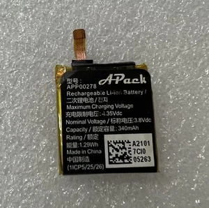 1PC APP00278 - New Rechargeable Battery Batterie Batteria For APACK 340mAh - Zdjęcie 1 z 2
