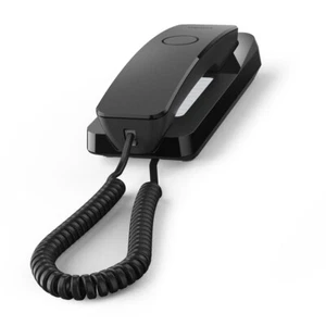 Gigaset DESK 200 Analog Telefon Schwarz Kabelgebunden 10 Kontakte 3 Melodien Tis - Zdjęcie 1 z 6