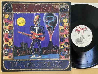 PHIL ALVIN WITH SUN RA ARKESTRA UN SUNG STORIES 1986 SLASH JAZZ BLUES FOLK PROMO - Image 1 of 4