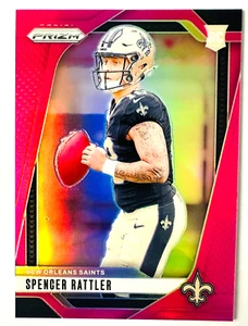 2024 Panini Prizm Spencer Rattler ROSA Prizm RC #388 ¡Saints Rookie! - Imagen 1 de 3