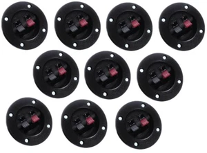 10x 50mm Lautsprecher-Terminals - 2-pol - rund - - Bild 1 von 1