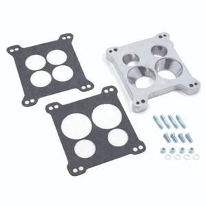 Carburettor Adaptor Kit Spreadbore To Holley Squarebore 4 Hole Individual Ports - Picture 1 of 1