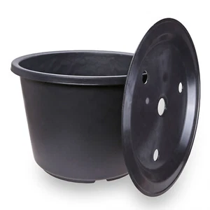 Set Springbrunnenbecken 30L Becken mit GFK Deckel 45cm für Quellstein DIY - Bild 1 von 13